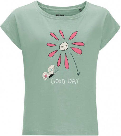 Jack Wolfskin Girl's Good Day T shirt turkoois