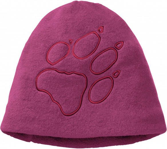 Jack Wolfskin Kid's Front Paw Beanie Muts, purper