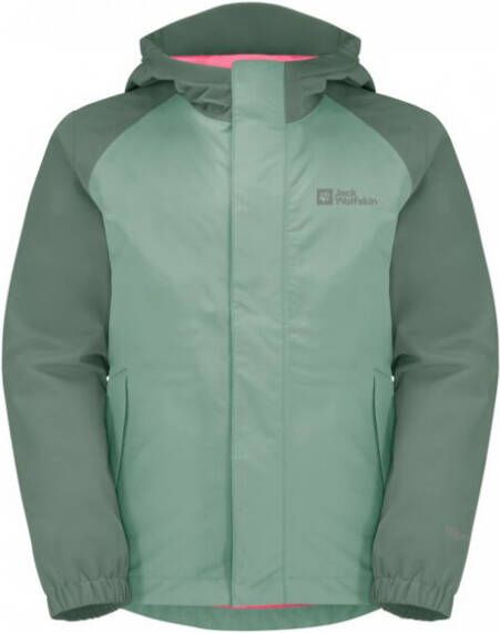 Jack Wolfskin Kid's Tucan Jacket Regenjas turkoois