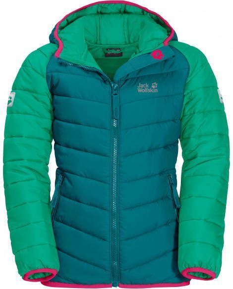 Jack Wolfskin Kid's Zenon Jacket Synthetisch jack turkoois