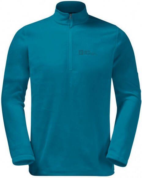 Jack Wolfskin Taunus Halfzip Fleecetrui, blauw/turkoois