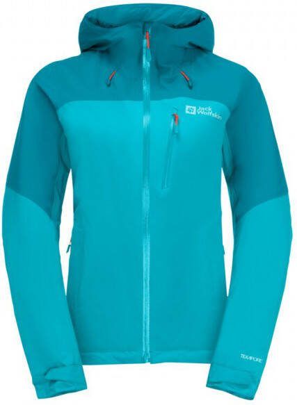Jack Wolfskin Women's Go Hike Jacket Regenjas, turkoois