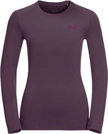 Jack Wolfskin Women's Infinite L/S Fleecetrui, purper