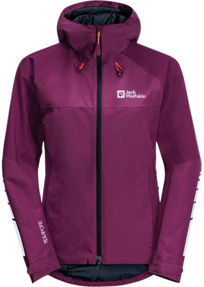 Jack Wolfskin Women's Morobbia 2L Jacket Fietsjack, purper