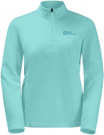 Jack Wolfskin Women's Taunus Half Zip Fleecetrui, turkoois