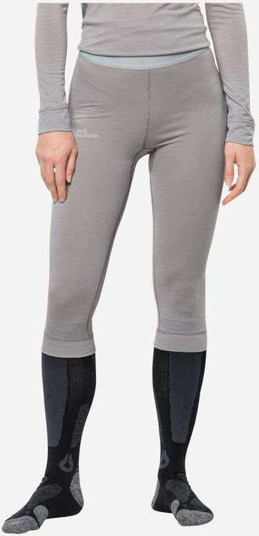 Jack Wolfskin Alpspitze Wol Dames Broek Grijs