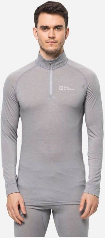 Jack Wolfskin Alpspitze Wol Shirt Grijs