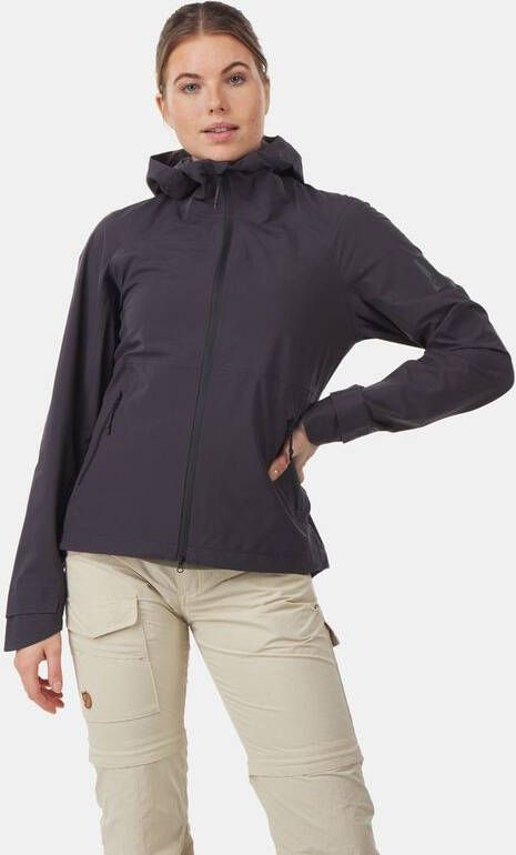 Jack Wolfskin Bike Commute Mono Hardshell Fietsjas Dames Grijs
