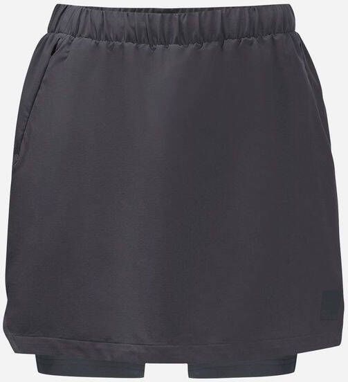 Jack Wolfskin Bike Commute Skort Broekrok Dames Grijs