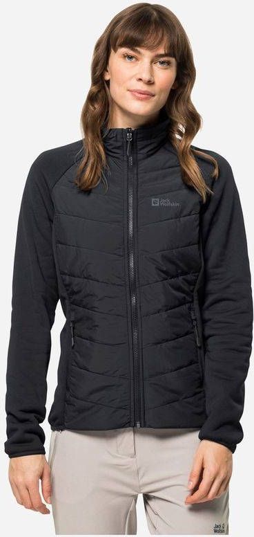 Jack Wolfskin Glaabach 3In1 Dames Jas Zwart