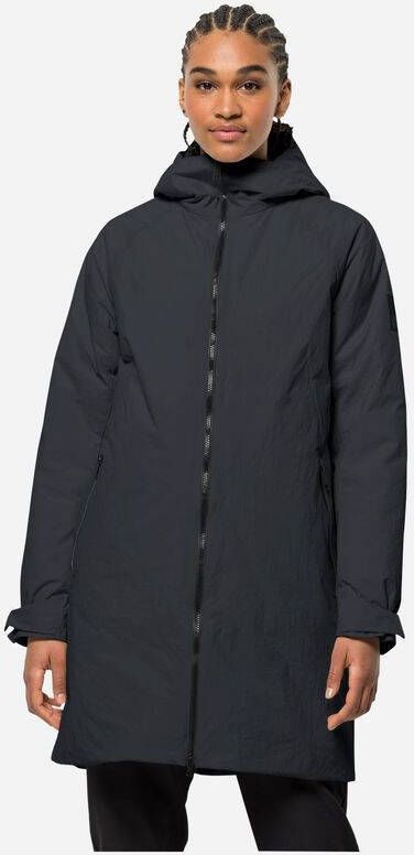 Jack Wolfskin Pergamon Dames Parka Grijs