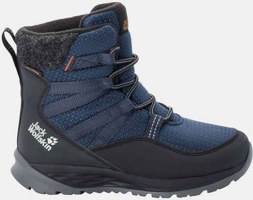 Jack Wolfskin Polar Bear Texapore High Schoen Junior Blauw/Zwart