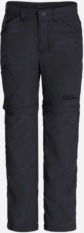 Jack Wolfskin Safari Zip Off Afritsbroek Kids Zwart