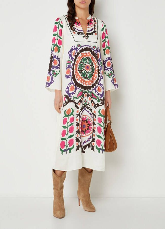 BA&SH Felicia midi tuniekjurk met print