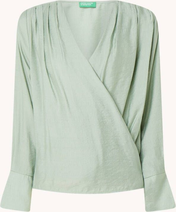 Benetton Tuniek met overslag en V hals