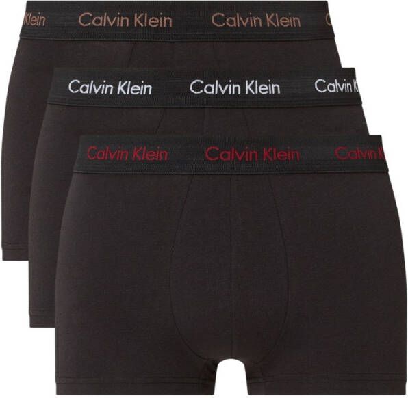 Calvin Klein Cotton Stretch boxershorts met logoband in 3 pack