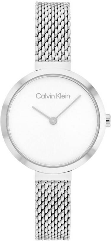 Calvin Klein Kwartshorloge Minimalistic T Bar Mesh 28 mm, 25200082