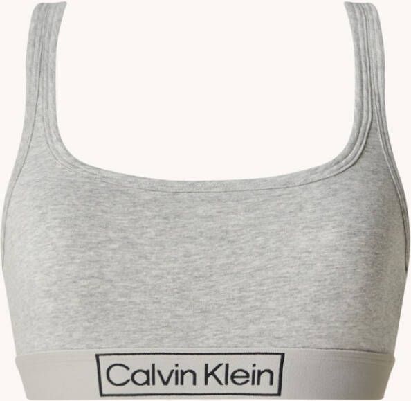Calvin Klein Reimagined Heritage bralette met logoband