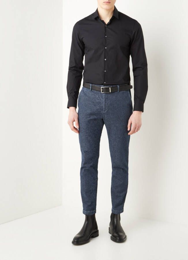 Calvin Klein Businessoverhemd 2PLY POPLIN STRETCH SLIM SHIRT unikleur