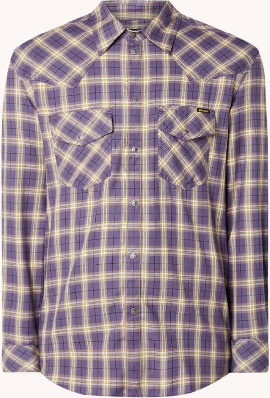 Diesel S Ocean regular fit overhemd met ruitdessin