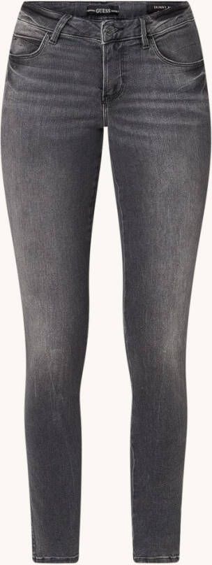 Guess High waist cropped skinny jeans met verwassen afwerking