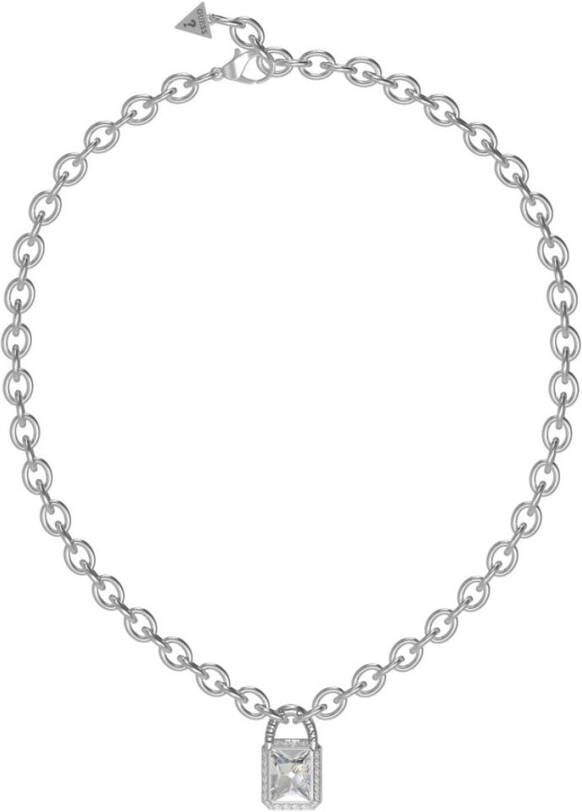 Guess Statementketting met logo en kristal JUBN02197JWRHT U