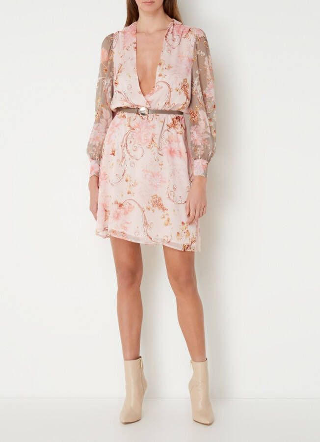 Liu Jo Mini jurk met bloemenprint en ceintuur