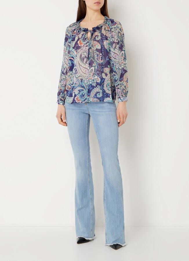 Liu Jo Semi transparante tuniek met bloemenprint