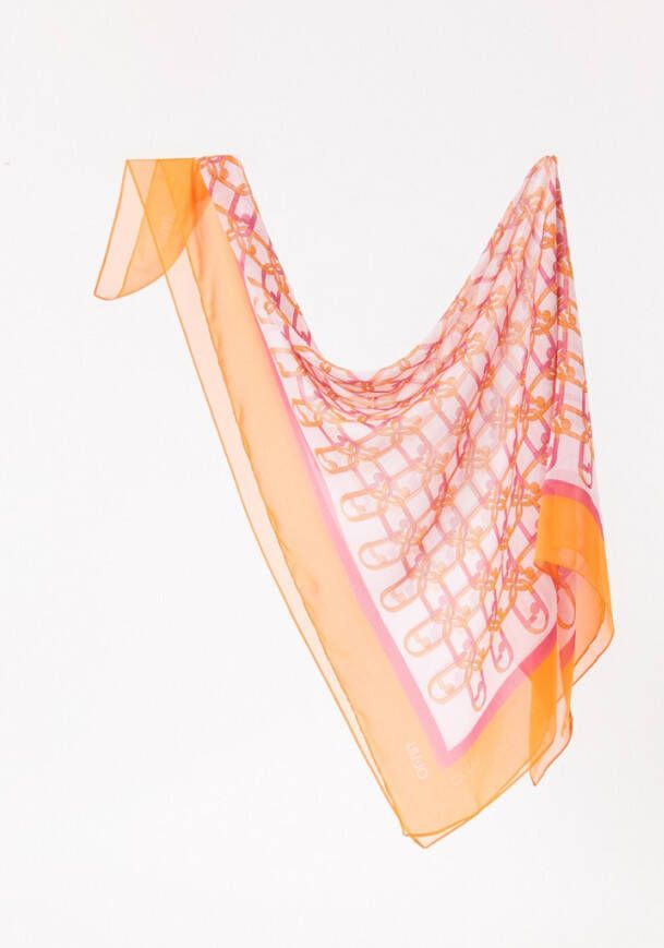 Liu Jo Sjaal met grafische print 120 cm x 120 cm