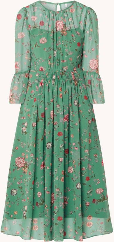 L.K.Bennett L K Bennett Amanda midi jurk met bloemenprint