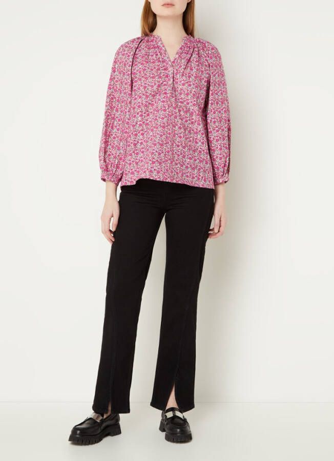 Maje Lyad tuniek met bloemenprint