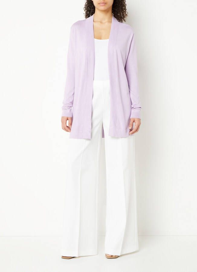 Mango Alma fijngebreid vest met stretch