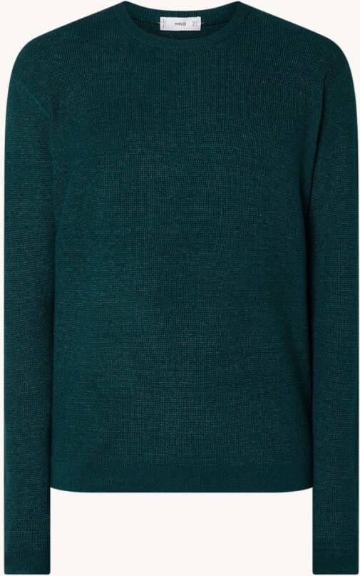 Mango Bantigua fijngebreide trui met stretch