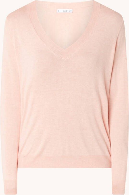 Mango Luccav fijngebreide pullover met streepprint