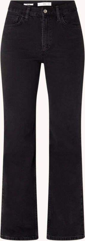Mango Matilda mid waist straight fit jeans in gekleurde wassing