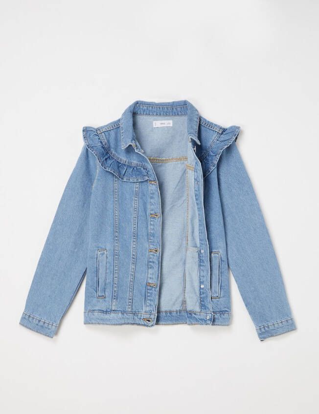 Mango Norma spijkerjas met volant