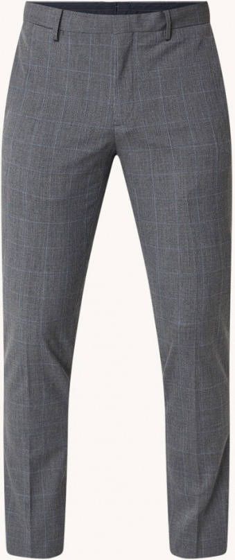 Mango Paulo skinny fit pantalon met ruitdessin