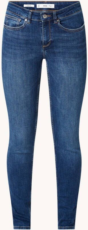 Mango Push up low waist skinny jeans met medium wassing