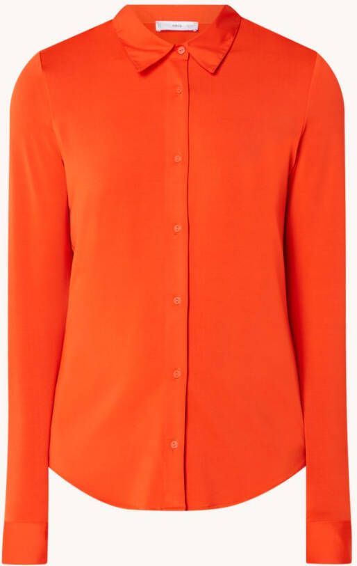 Mango Soepelvallende blouse met knopen