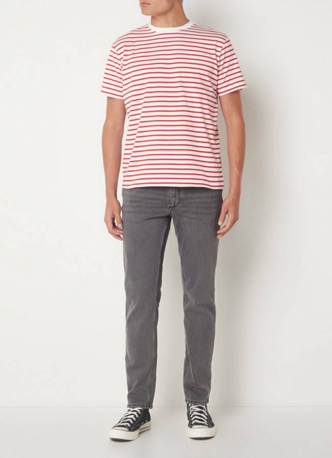 mango man Gestreept katoenen T shirt