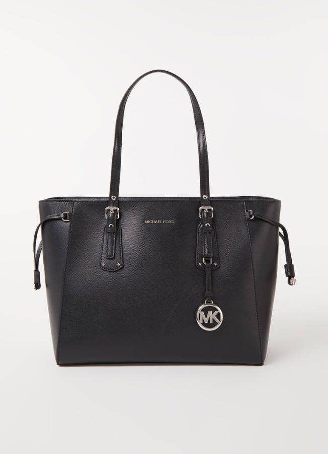 Michael Kors Voyager Medium schoudertas met leren details