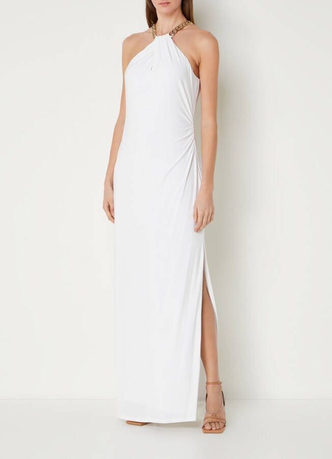 Ralph Lauren Maxi halterjurk met kettingdetail