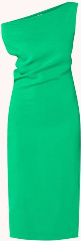 REISS Zaria midi jurk met plooidetail