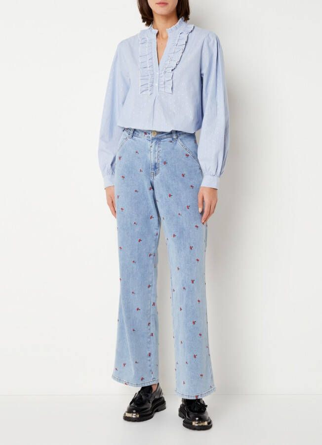 Sofie Schnoor Tuniek met streepprint en glitter