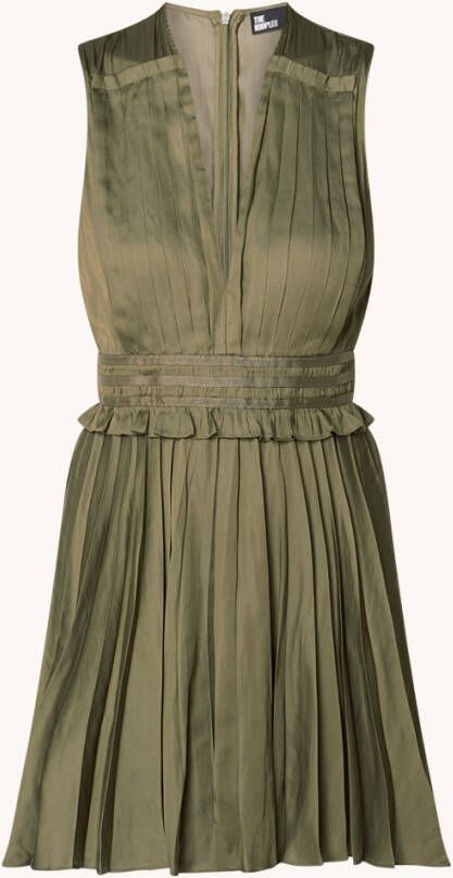 The Kooples Mini jurk met smockwerk en plissé