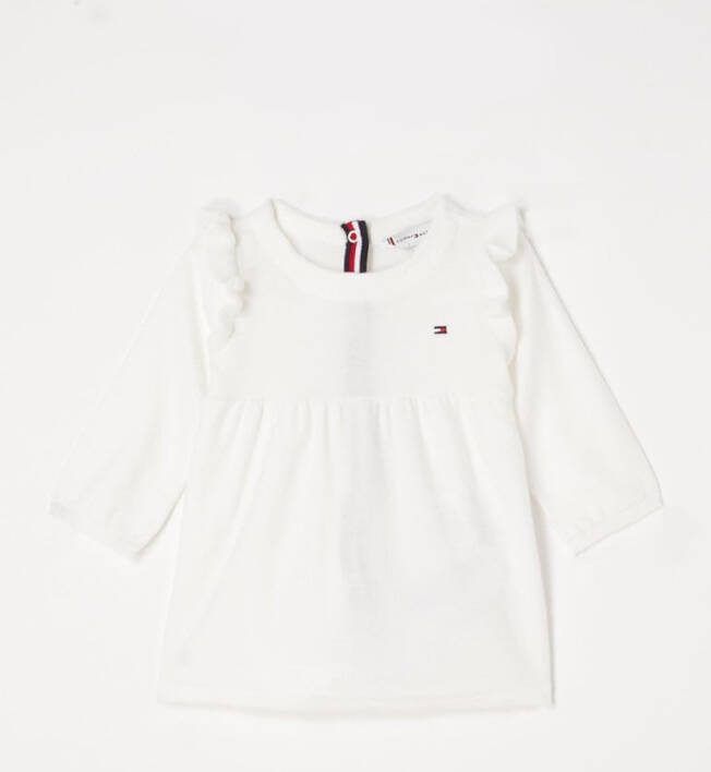 Tommy Hilfiger Fijngebreide jurk met ruches