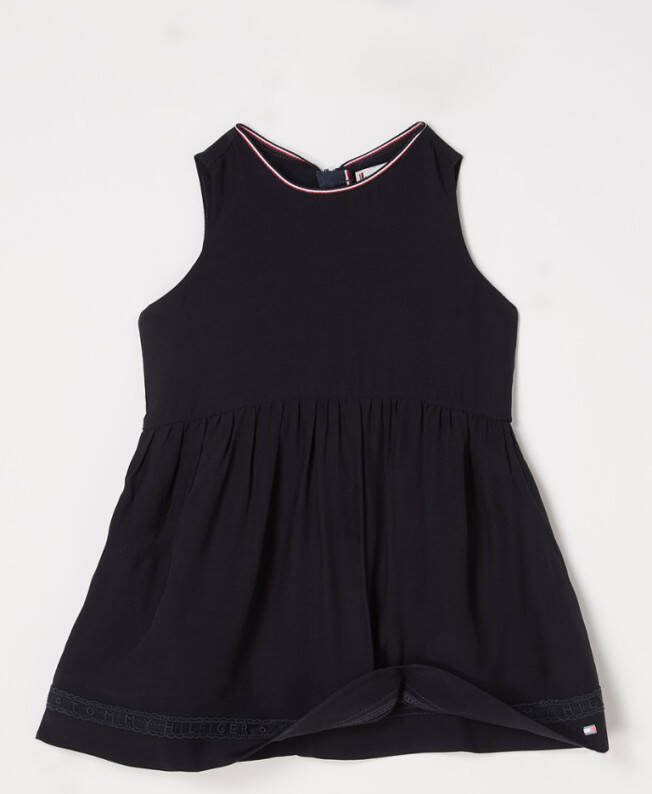 Tommy Hilfiger Jurk met logoborduring en steekzakken