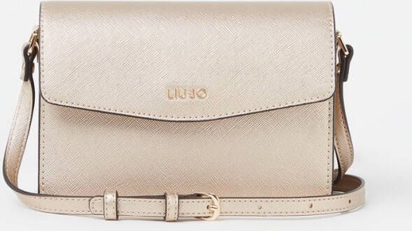 Liu Jo Crossbodytas met logo en metallic finish