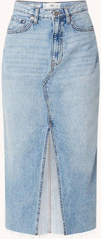 Mango Anais midi spijkerrok met split