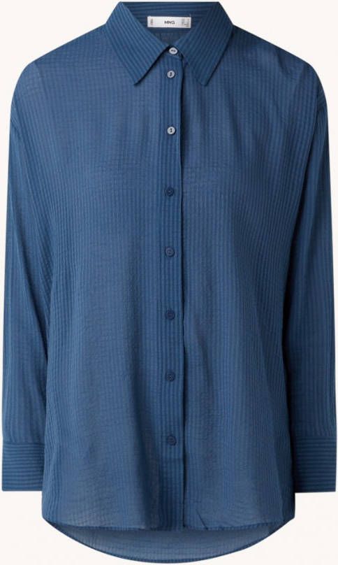 Mango Barna i blouse met structuur